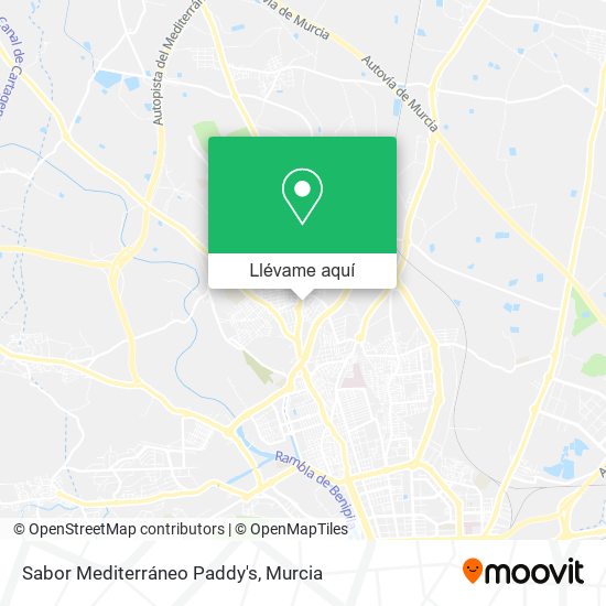 Mapa Sabor Mediterráneo Paddy's