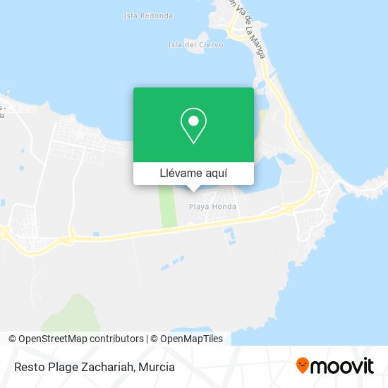 Mapa Resto Plage Zachariah