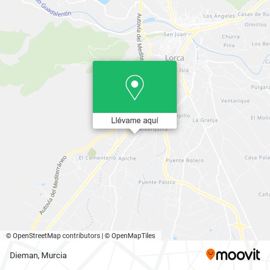 Mapa Dieman