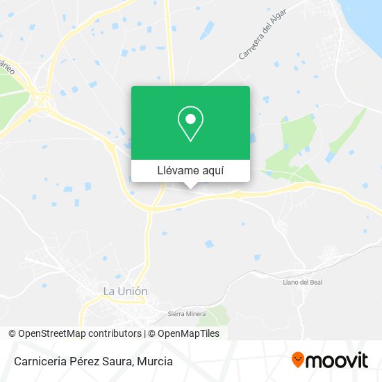 Mapa Carniceria Pérez Saura