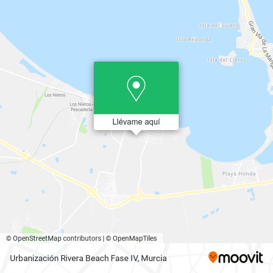 Mapa Urbanización Rivera Beach Fase IV