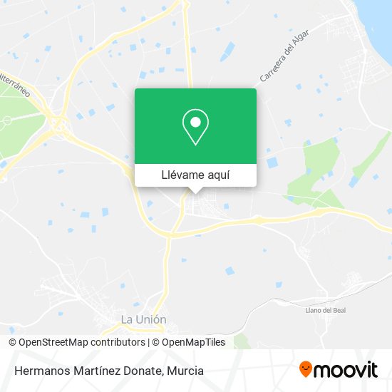 Mapa Hermanos Martínez Donate