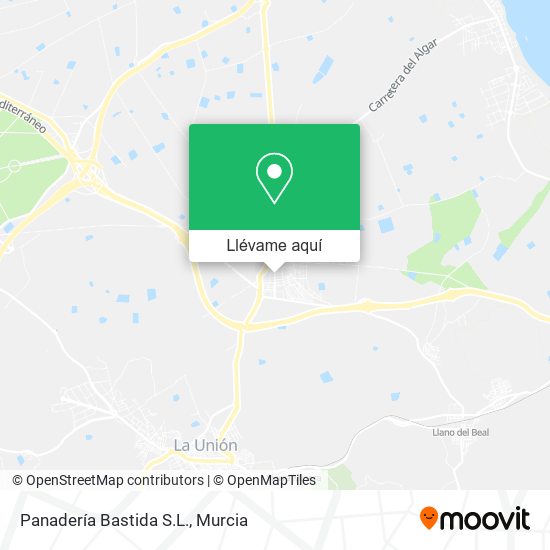 Mapa Panadería Bastida S.L.