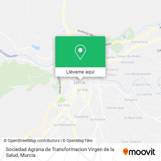 Mapa Sociedad Agraria de Transformacion Virgen de la Salud
