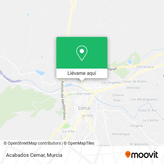 Mapa Acabados Cemar
