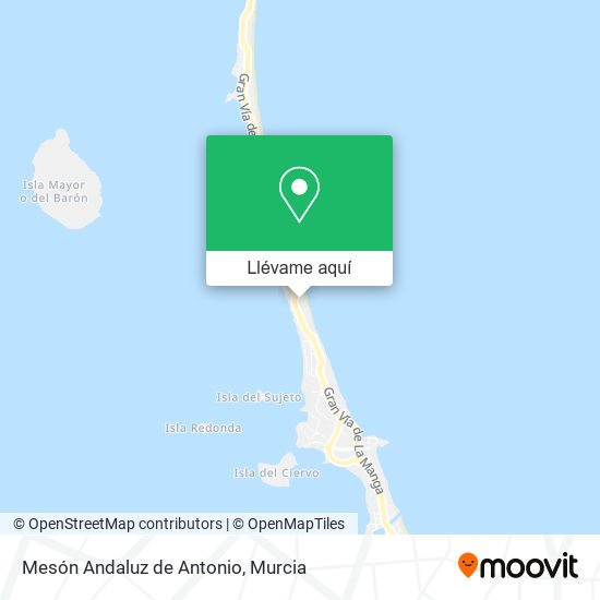 Mapa Mesón Andaluz de Antonio