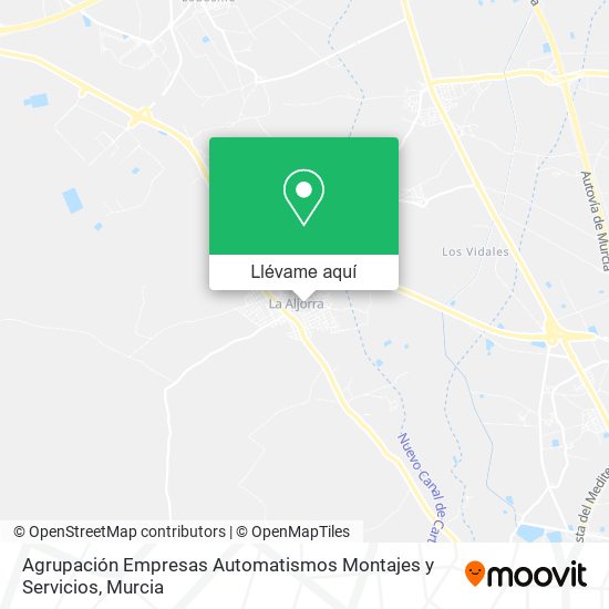 Mapa Agrupación Empresas Automatismos Montajes y Servicios