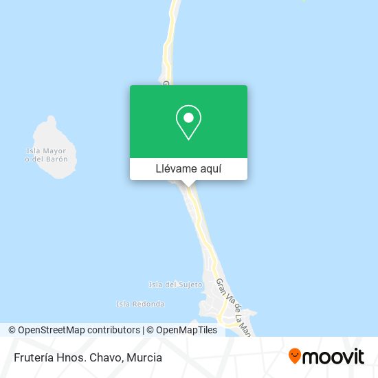 Mapa Frutería Hnos. Chavo