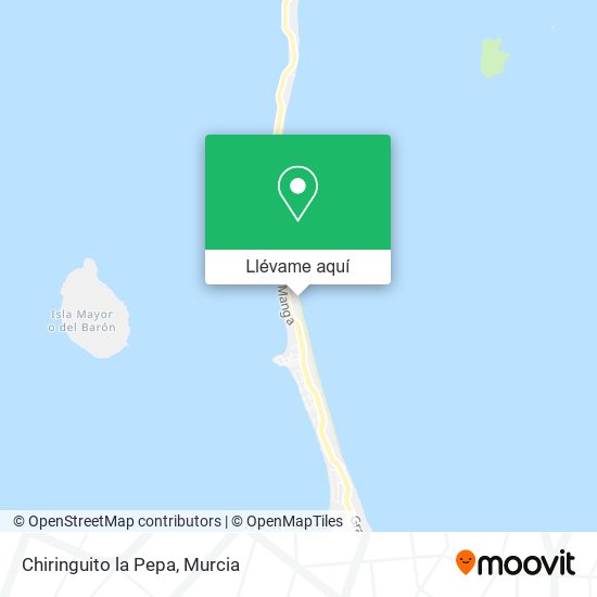 Mapa Chiringuito la Pepa