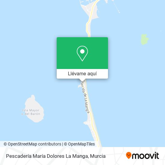 Mapa Pescadería María Dolores La Manga