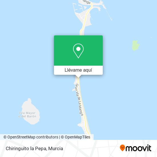 Mapa Chiringuito la Pepa
