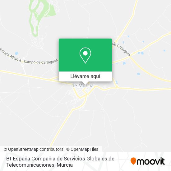 Mapa Bt España Compañía de Servicios Globales de Telecomunicaciones