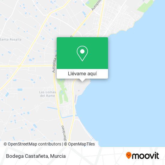 Mapa Bodega Castañeta