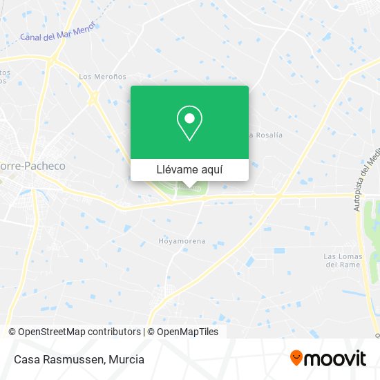 Mapa Casa Rasmussen