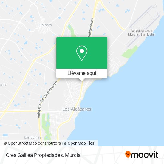 Mapa Crea Galilea Propiedades