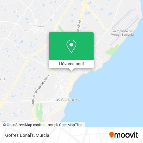Mapa Gofres Donal's