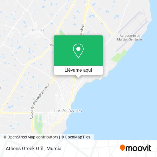 Mapa Athens Greek Grill