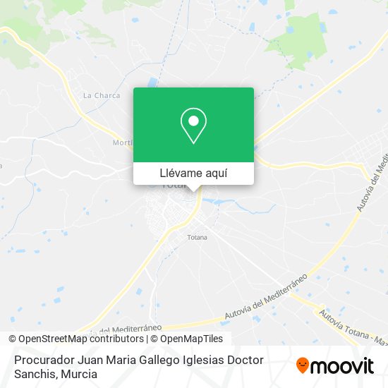 Mapa Procurador Juan Maria Gallego Iglesias Doctor Sanchis