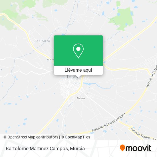 Mapa Bartolomé Martínez Campos