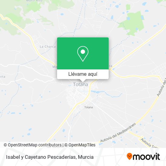 Mapa Isabel y Cayetano Pescaderías