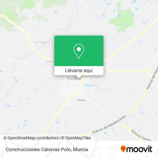Mapa Construcciones Cánovas Polo