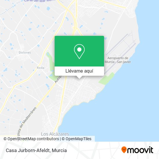 Mapa Casa Jurborn-Afeldt