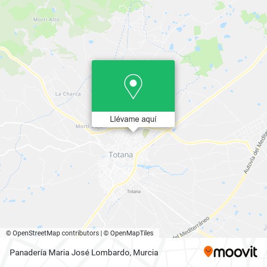 Mapa Panadería Maria José Lombardo