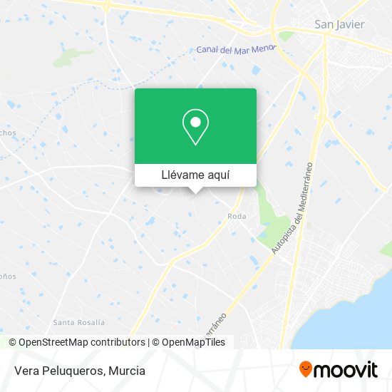 Mapa Vera Peluqueros