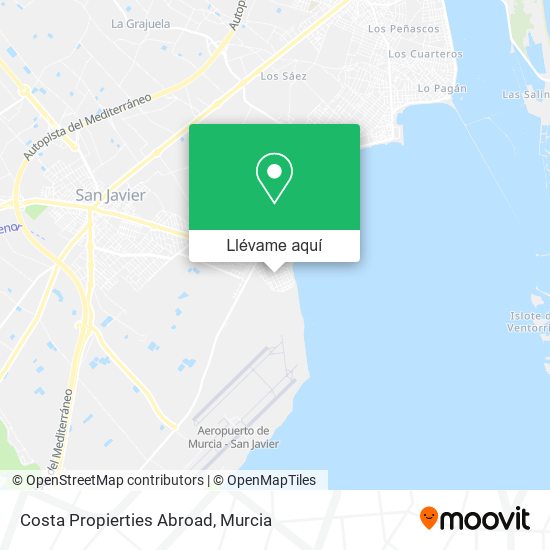 Mapa Costa Propierties Abroad