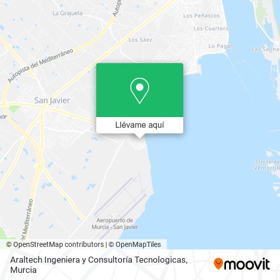 Mapa Araltech Ingeniera y Consultoría Tecnologicas