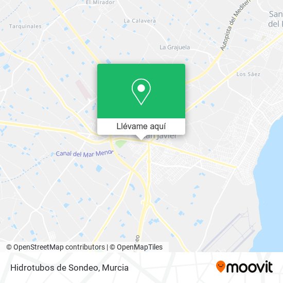 Mapa Hidrotubos de Sondeo