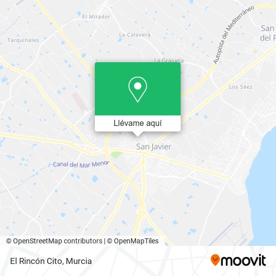 Mapa El Rincón Cito