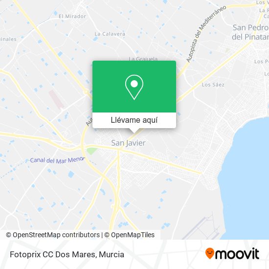 Mapa Fotoprix CC Dos Mares