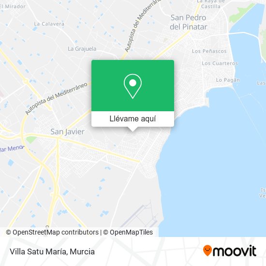 Mapa Villa Satu María