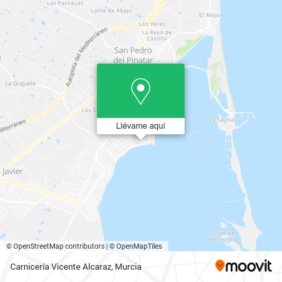 Mapa Carnicería Vicente Alcaraz