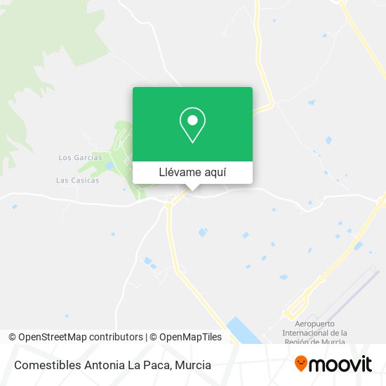 Mapa Comestibles Antonia La Paca