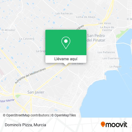 Mapa Domino's Pizza