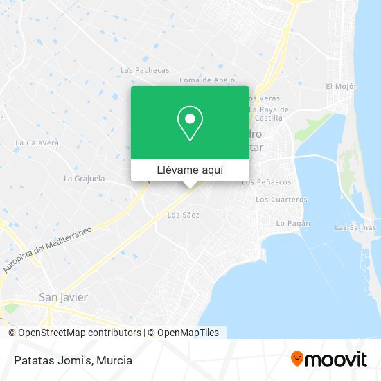 Mapa Patatas Jomi's
