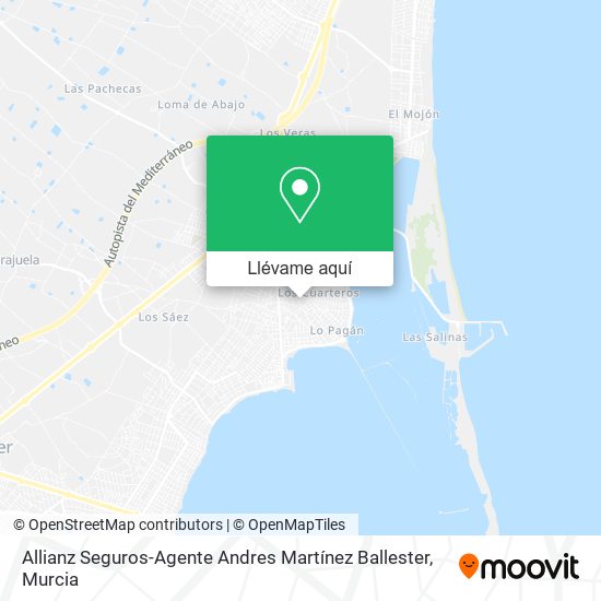 Mapa Allianz Seguros-Agente Andres Martínez Ballester