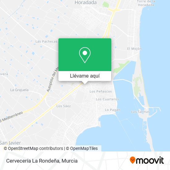 Mapa Cervecería La Rondeña