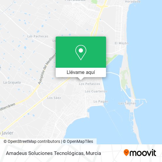 Mapa Amadeus Soluciones Tecnológicas
