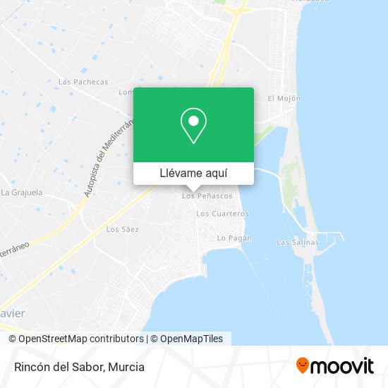 Mapa Rincón del Sabor