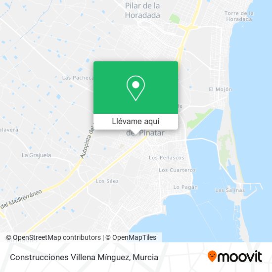 Mapa Construcciones Villena Mínguez