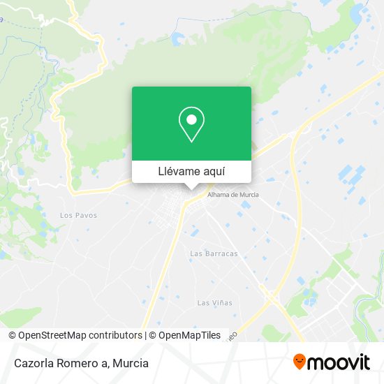 Mapa Cazorla Romero a
