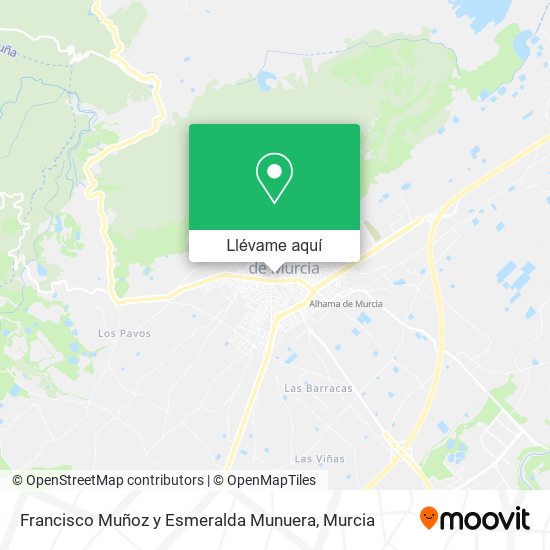Mapa Francisco Muñoz y Esmeralda Munuera
