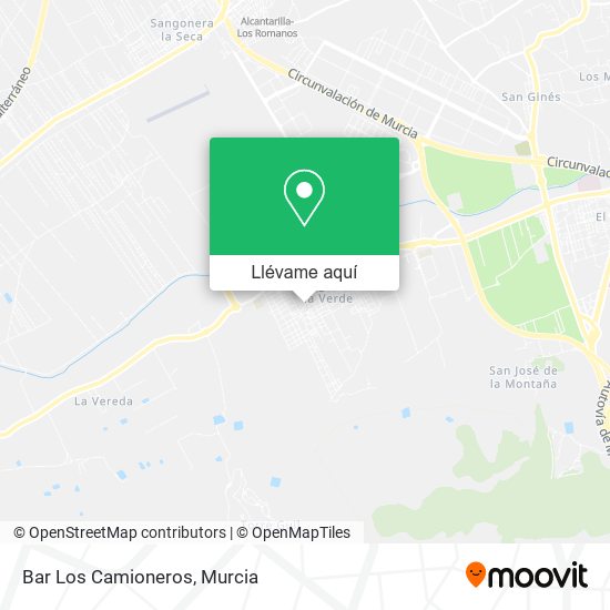 Mapa Bar Los Camioneros