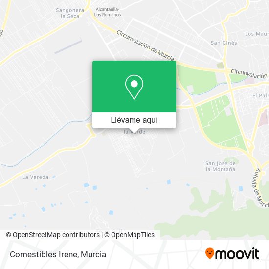 Mapa Comestibles Irene