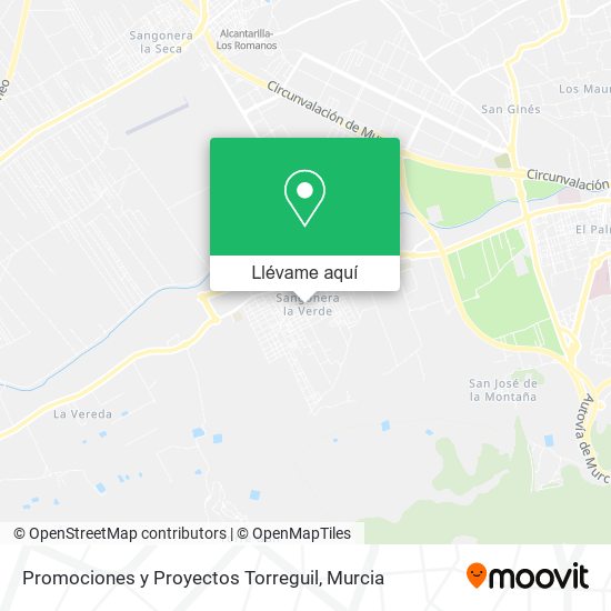 Mapa Promociones y Proyectos Torreguil