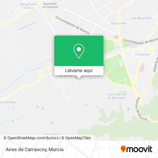 Mapa Aires de Carrascoy
