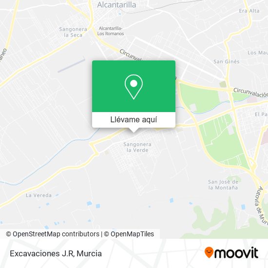 Mapa Excavaciones J.R